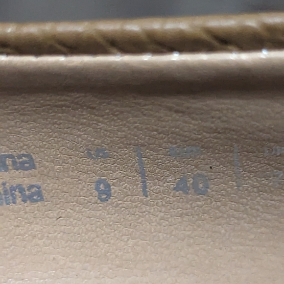 Call It Spring | Women's Flat Shoes with zipper at back | Tan | Size 9 - Picture 9 of 10